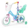 画板 8 KORIMEFA Girls Bike for Ages 2-12 Years, 12 14 16 20 Inch Toddler Kids Bicycle with Training Wheels